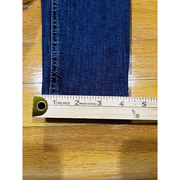 Free People Womens Jeans Size 26 Blue Ripped Whiskered Distressed Concert Rock - Picture 7 of 8